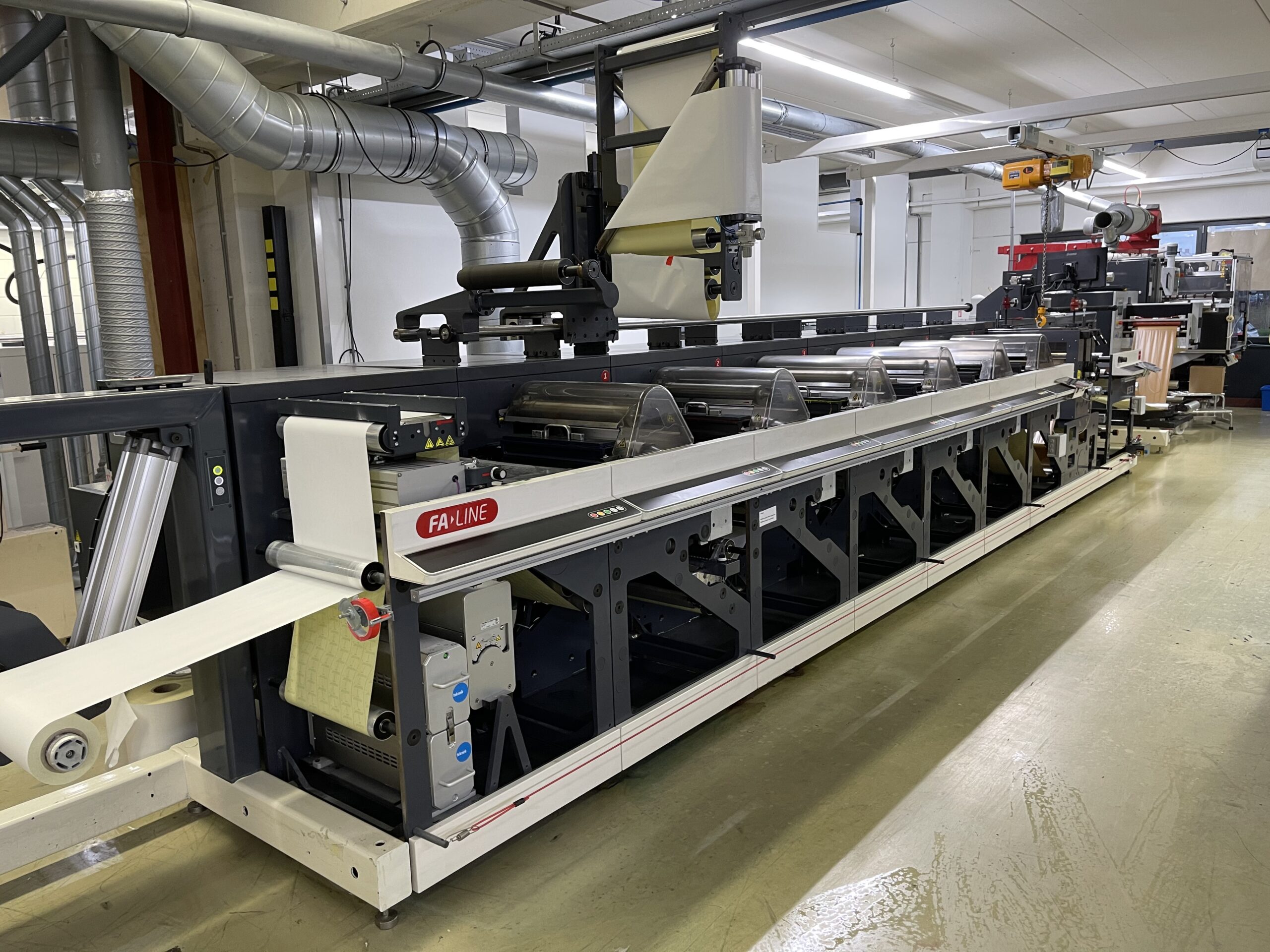 Relocation of a Nilpeter FA-Line for a Dutch customer
